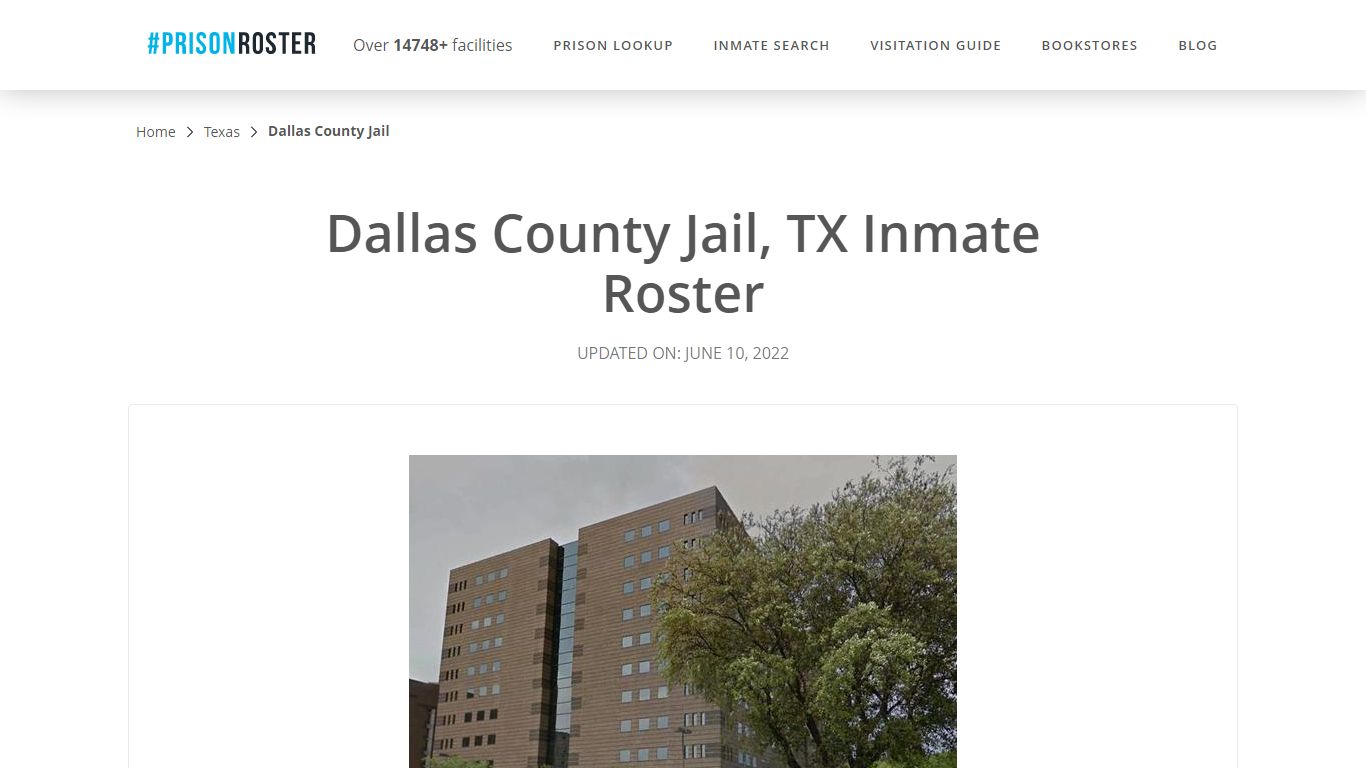 Dallas County Jail, TX Inmate Roster - Prisonroster