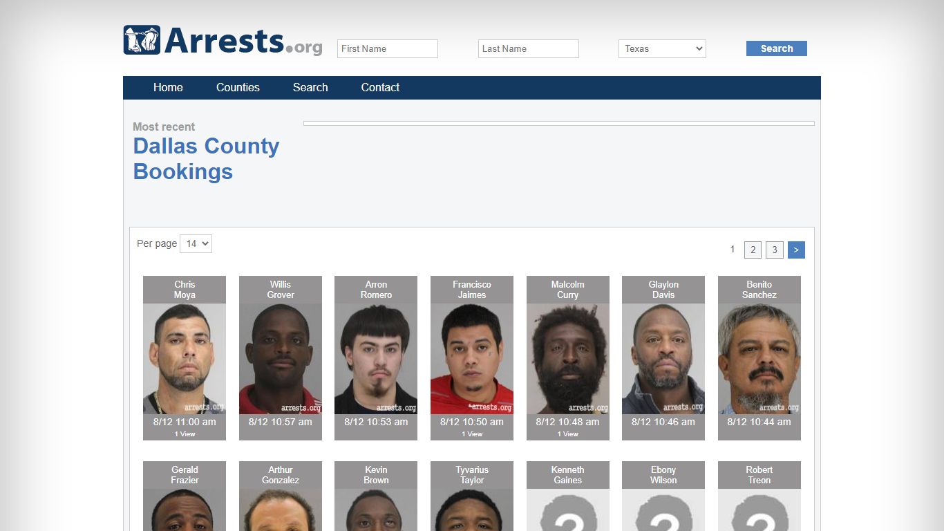 Dallas County Arrests and Inmate Search